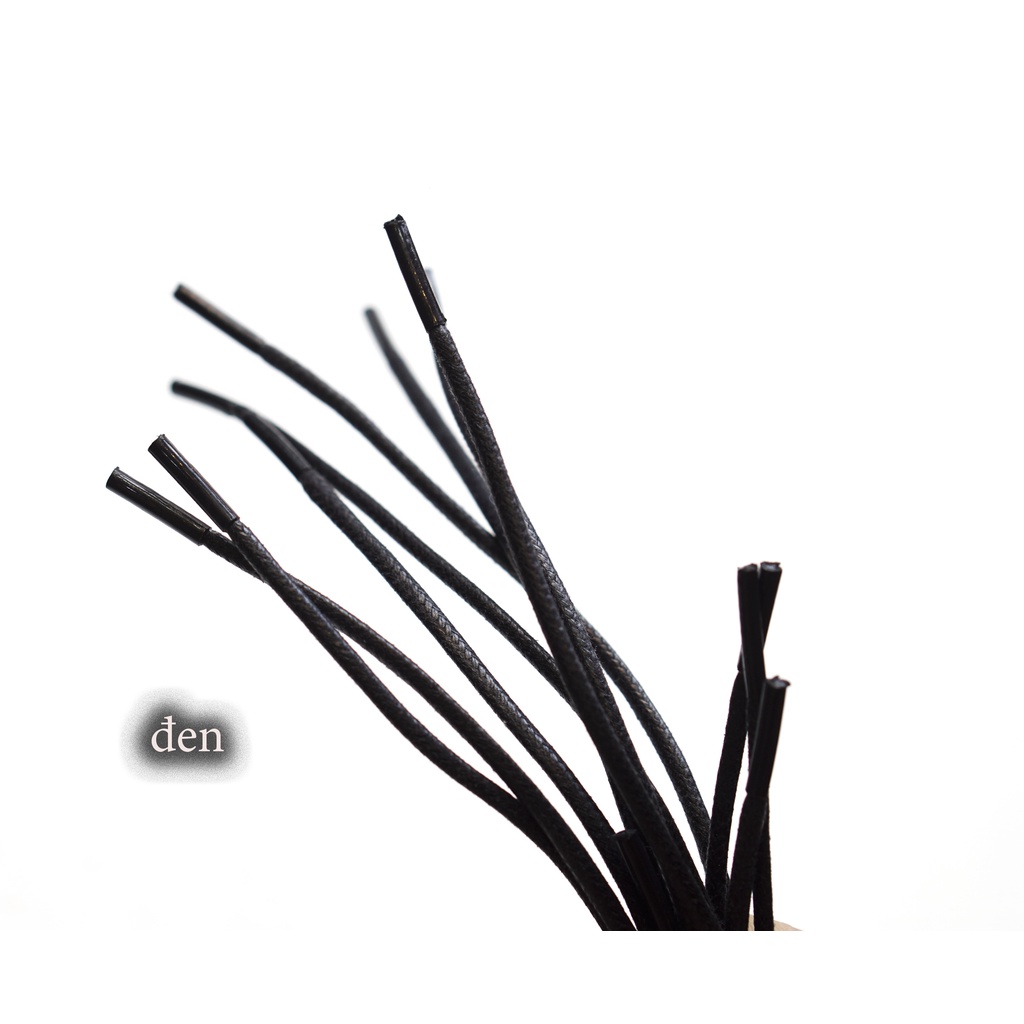 Cặp dây giày bện dù tròn dành cho giày tây và các mẫu giày sử dụng dây tròn