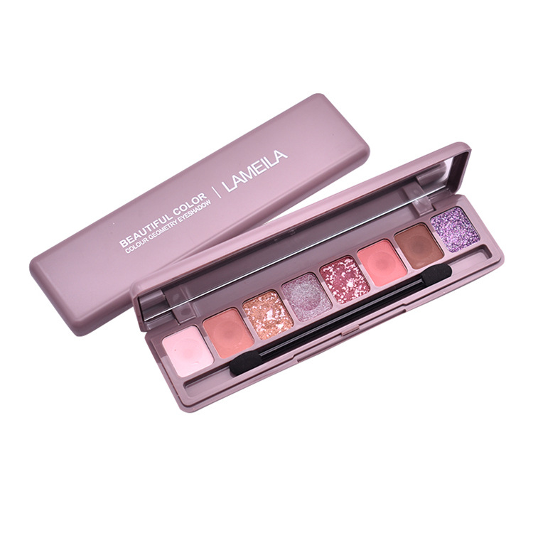 Bảng phấn mắt lameila 8 màu lì/nhũ ngọc trai