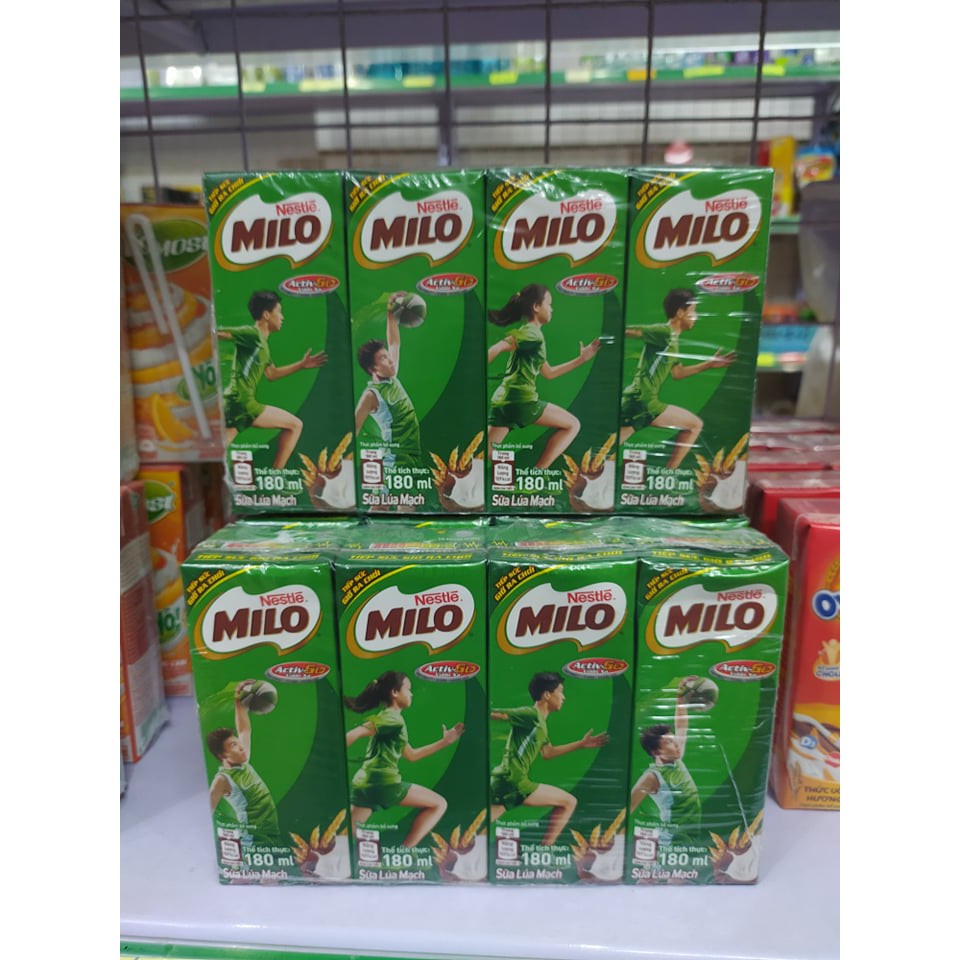 Sữa Milo 180ml lốc 4 hộp