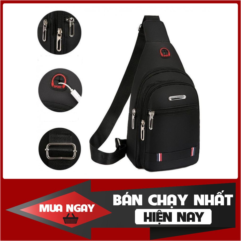 Túi Đeo Chéo Vải Nam Nhiều Ngăn Tiện Dụng CN12 Tặng Kèm Khuyến Mại Cực Sốc | BigBuy360 - bigbuy360.vn
