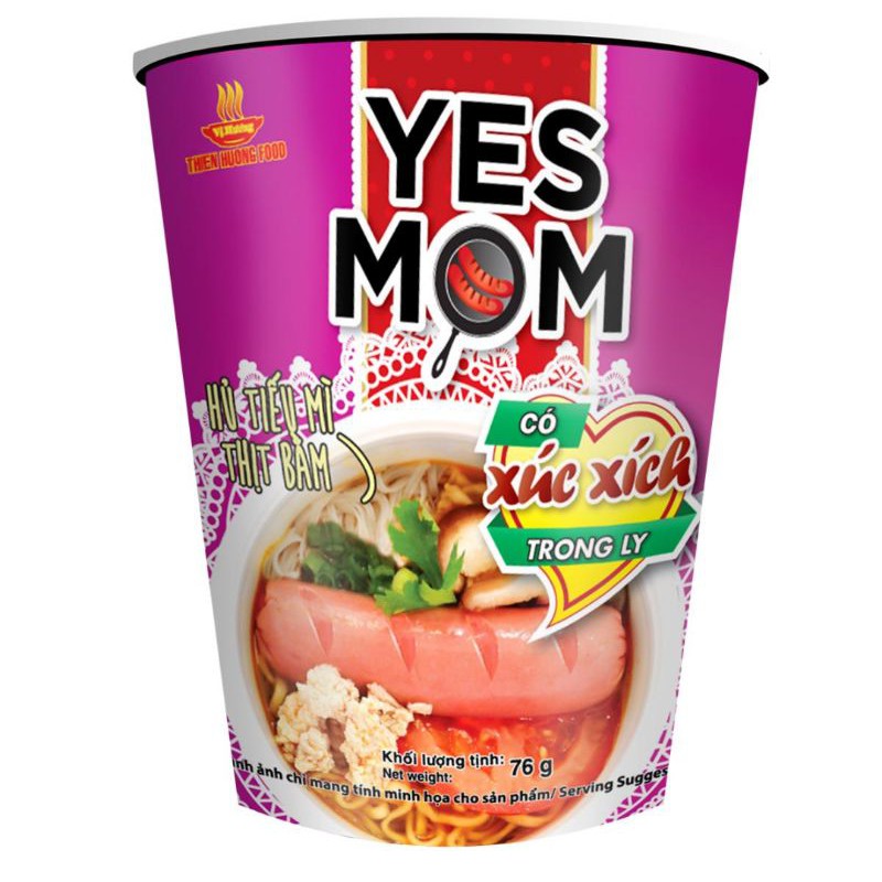 Mì Ly YES MOM có xúc xích