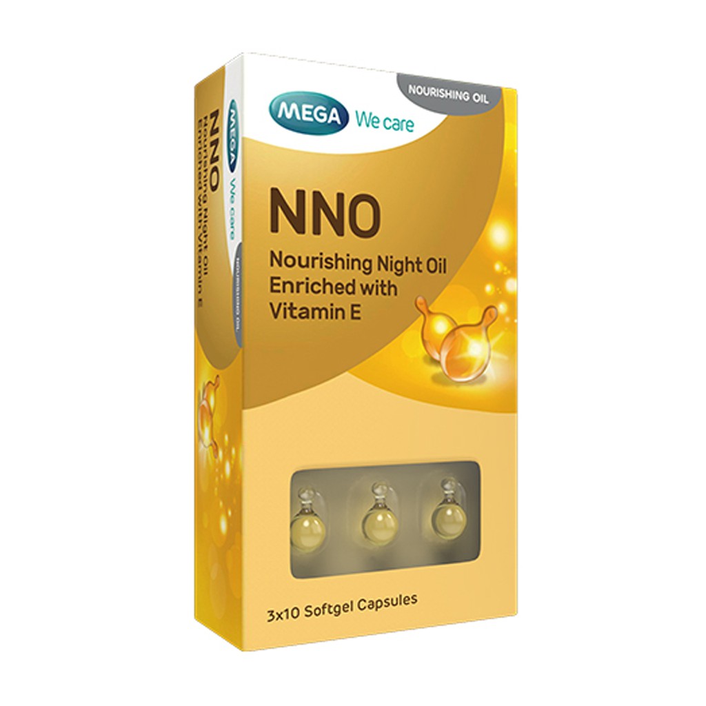 Vitamin E NNO - Viên cấp ẩm NNO cung cấp Vitamin E và dầu Jojoba