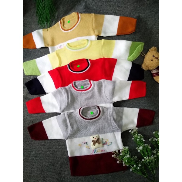 Áo Len chui đầu cho bé trai, bé gái  từ 4-9kg