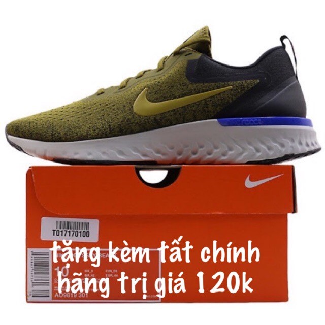 Giầy thể thao màu xanh nike air max Nam -AO9819-301 ( tặng kèm tất chính hãng trị giá 120k) . .
