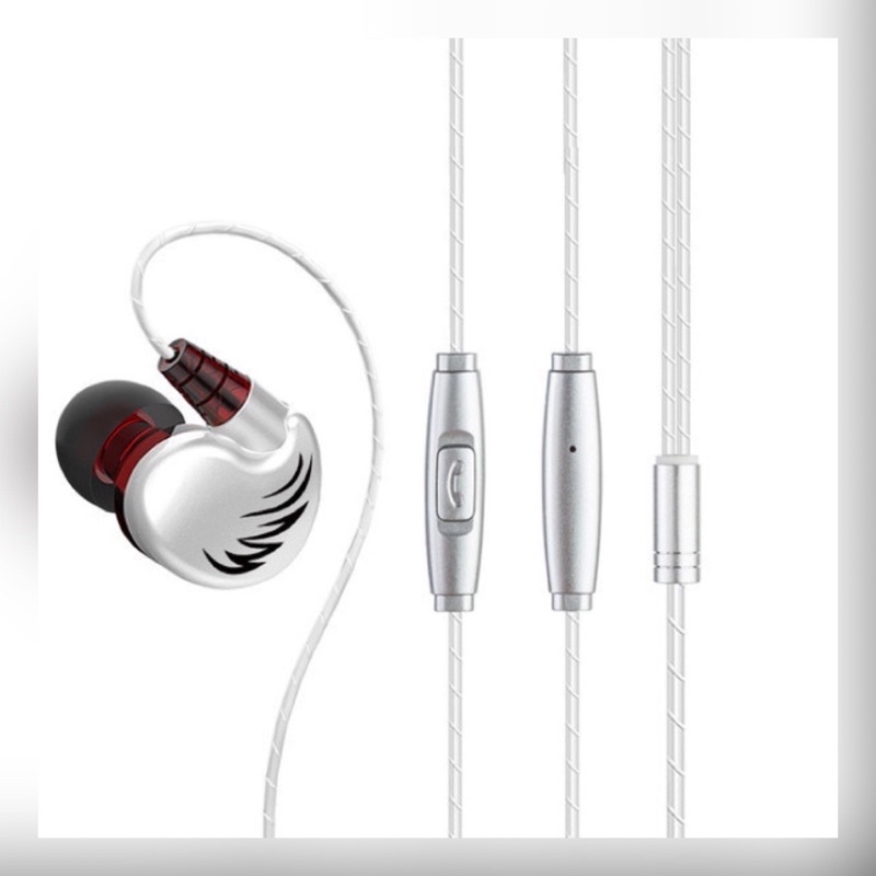 Tai nghe gaming phone nhét tai có dây chống ồn 3.5mm bảo hành 1 tháng