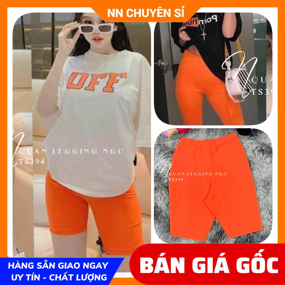 Quần legging ngố Maika co dãn 4 chiều, quần biker lửng nữ phụ kiện thời trang