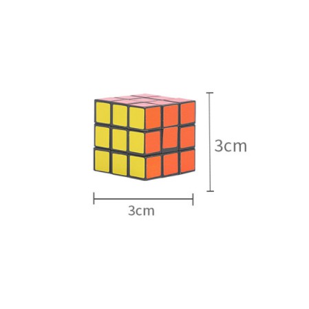 [ĐỒ CHƠI TRẺ EM] Móc Khóa Rubik 3cm x 3cm Thú Vị