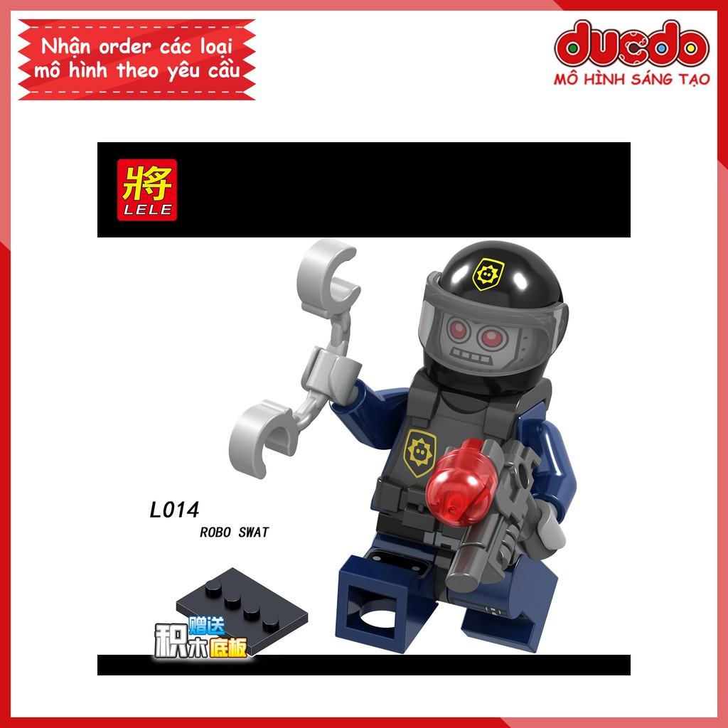 Minifigures các nhân vật trong Movie - Đồ chơi Lắp ghép Xếp hình Mini Mô hình LeLe L009-016