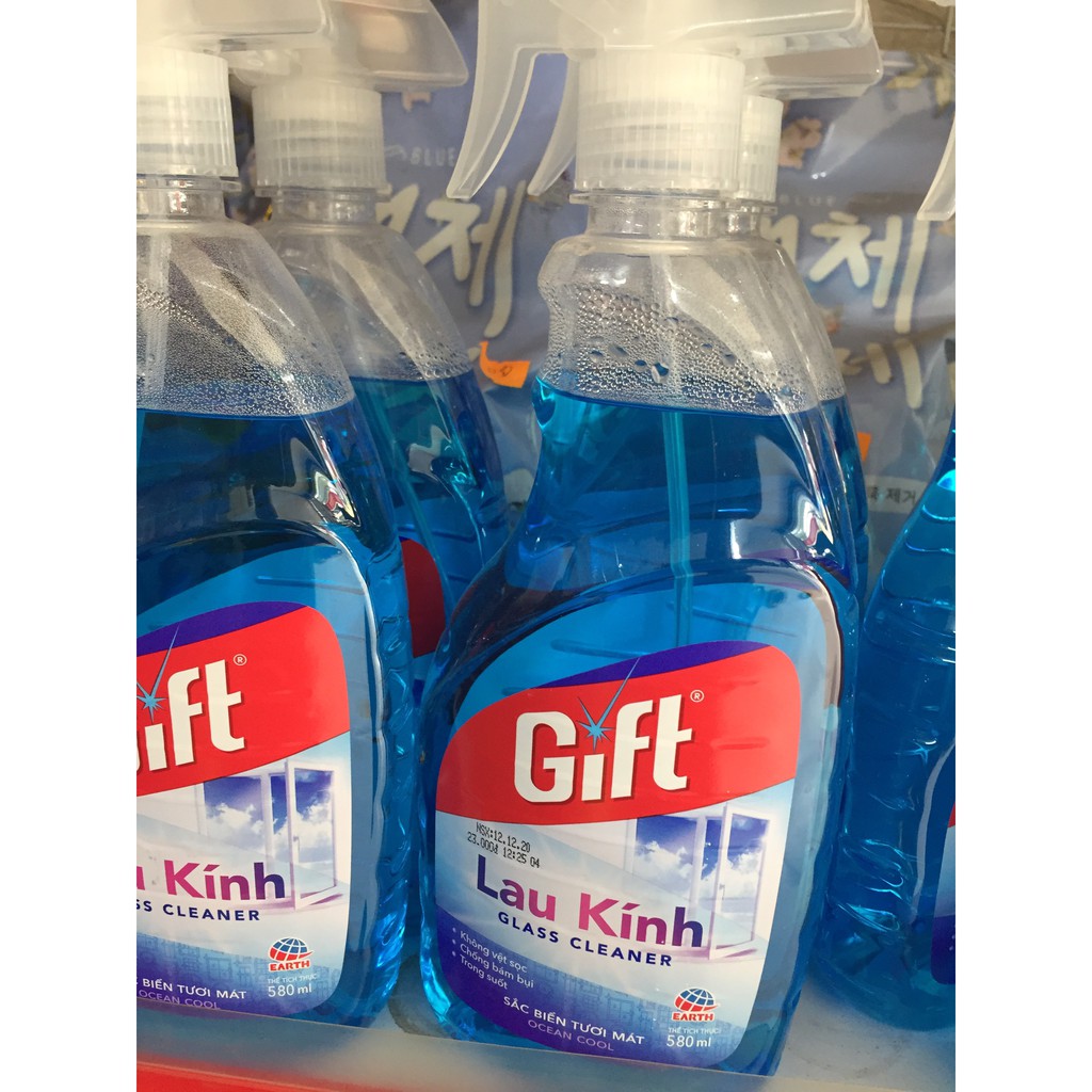 Nước lau kính Gift Sắc biển tươi mát 580ml