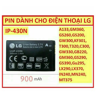 Pin LG GW300-T300-T310 mã pin(430N) mới 100%