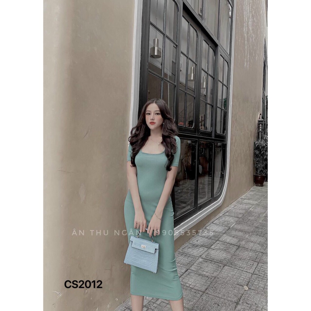 Váy body cổ vuông đủ 3 màu | BigBuy360 - bigbuy360.vn