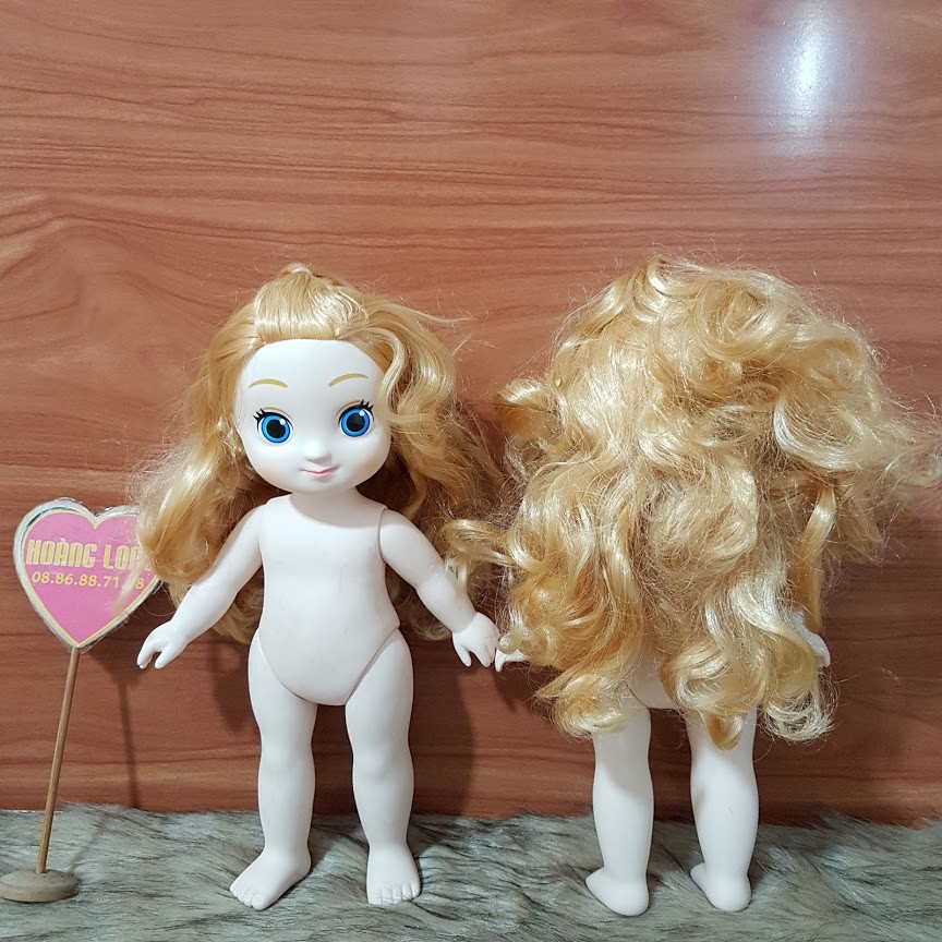 {Xã Lỗ} Búp bê Hàn Quốc Ellie thân nhựa 28 cm 캐리와장난감친구들 Carrie and friends doll Korea 2017