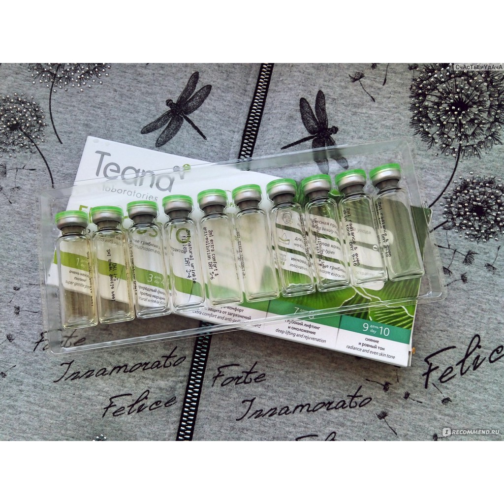 Liệu trình thay da 10 ngày serum Teana Fungusto
