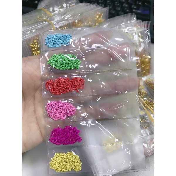 set dây xích trang trí móng