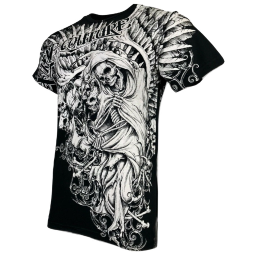 XTREME Áo Thun Đen In Hình Đầu Lâu NEMESIS Cá Tính Cho Nam Size S-5XL