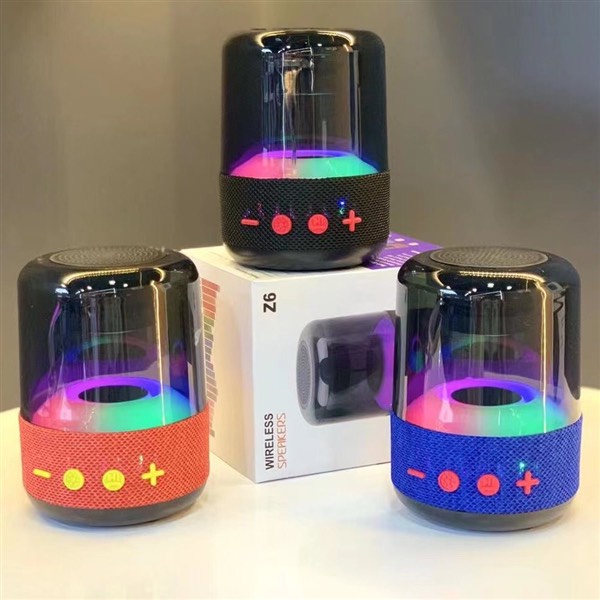 Loa Bluetooth Mini Z6 Nhỏ Gọn Tiện Lợi 5.0 Âm Thanh Sống Động LED RGB nháy theo nhạc Hỗ Trợ Thẻ SD-LC DESIGN