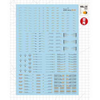 Decal nước Hobby Mio Custom Decal Vol.08