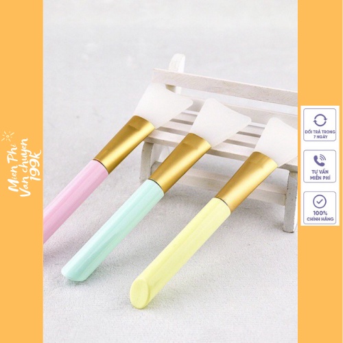 Cọ Đắp Mặt Nạ Silicon Trang Điểm Đắp Nạ Spa, Chổi quét mask cao cấp nhiều màu sắc 88269
