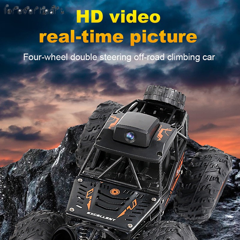 ♬♪♬ Rc Xe Hơi Địa Hình Điều Khiển Từ Xa 2.4g Có camera Kèm Phụ Kiện