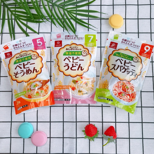 Mì somen tách muối hakubaku gói 100gr