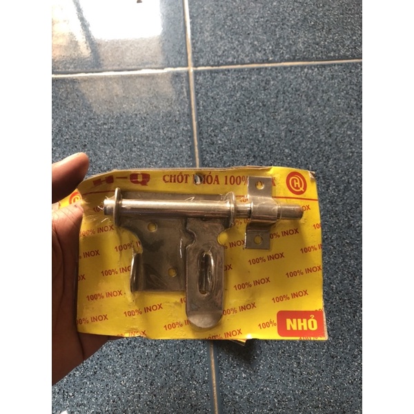 Chốt khoá ngang inox nhỏ - trung - lớn