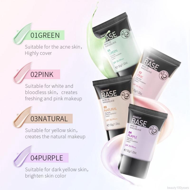 [Hàng mới về] Kem lót dưỡng ẩm che khuyết điểm làm sáng da 4 màu tùy chọn | BigBuy360 - bigbuy360.vn