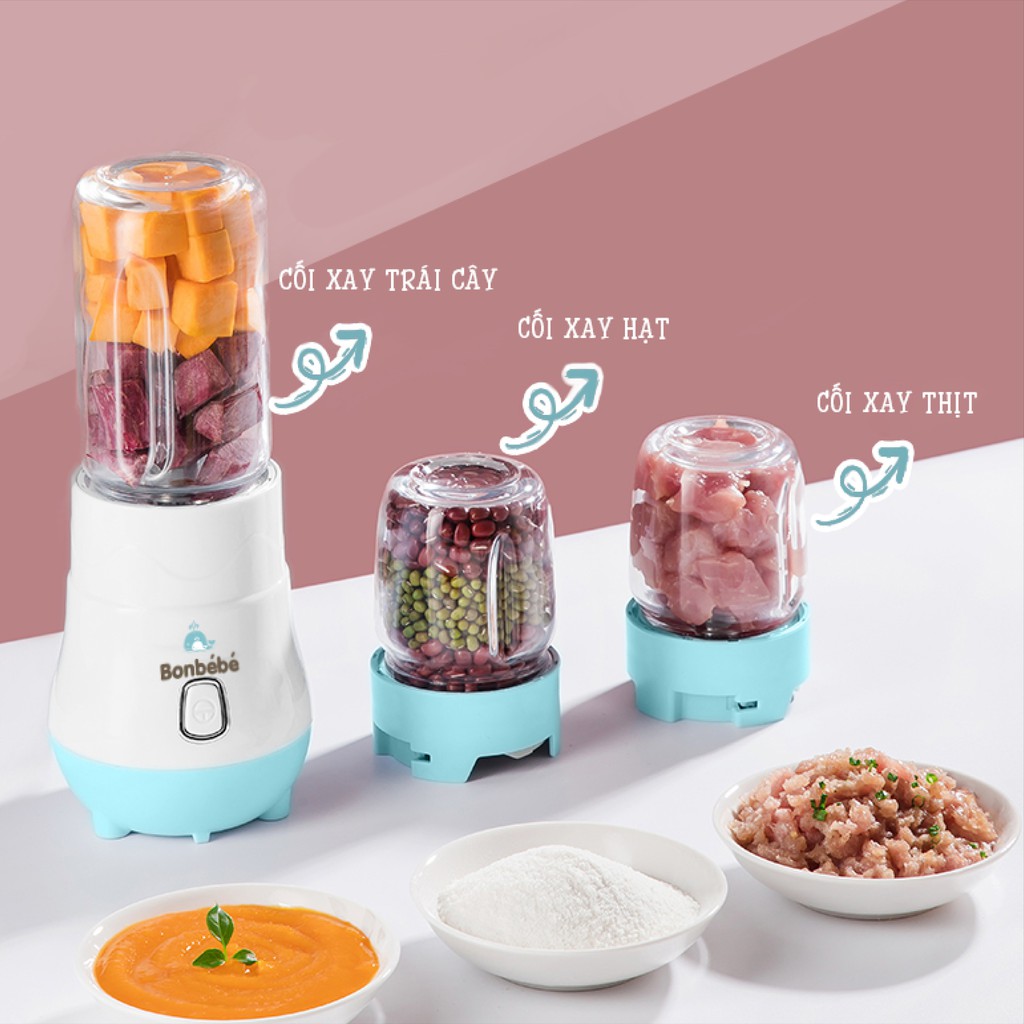 MÁY XAY 3 CỐI ĐA NĂNG BONBÉBÉ BB-39