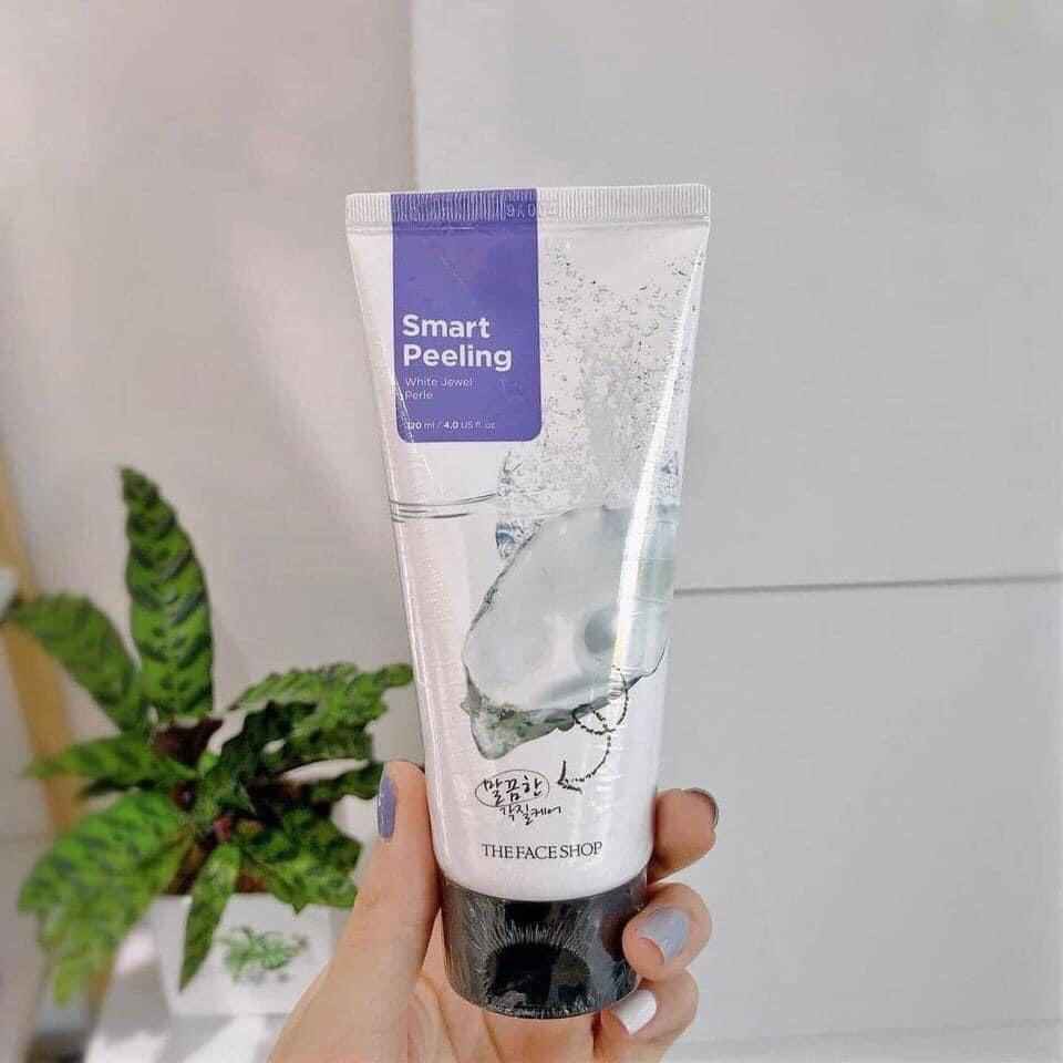 Tẩy Da Chết The Face Shop Ngọc Trai – Tẩy Sạch Lớp Da Chết, Làm Sáng Da Hiệu Quả 20gr