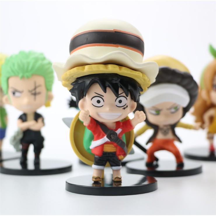 Mô Hình Nhân Vật OnePiece Chibi  Full cả 6 em quà tặng trang trí