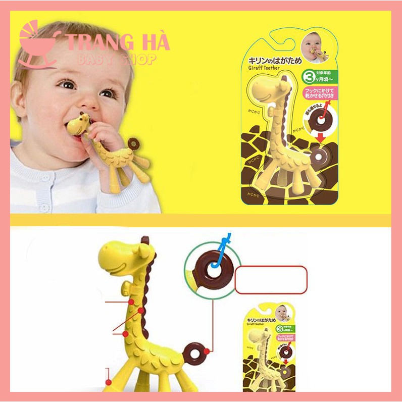 Siêu Khuyến Mại Gặm Nướu Hươu Cao Cổ Giraff Teether - Nhật Bản