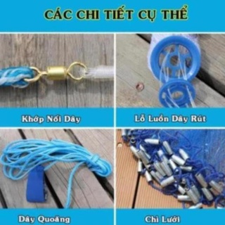 Chài lưới đánh cá 3m hàng hót 571