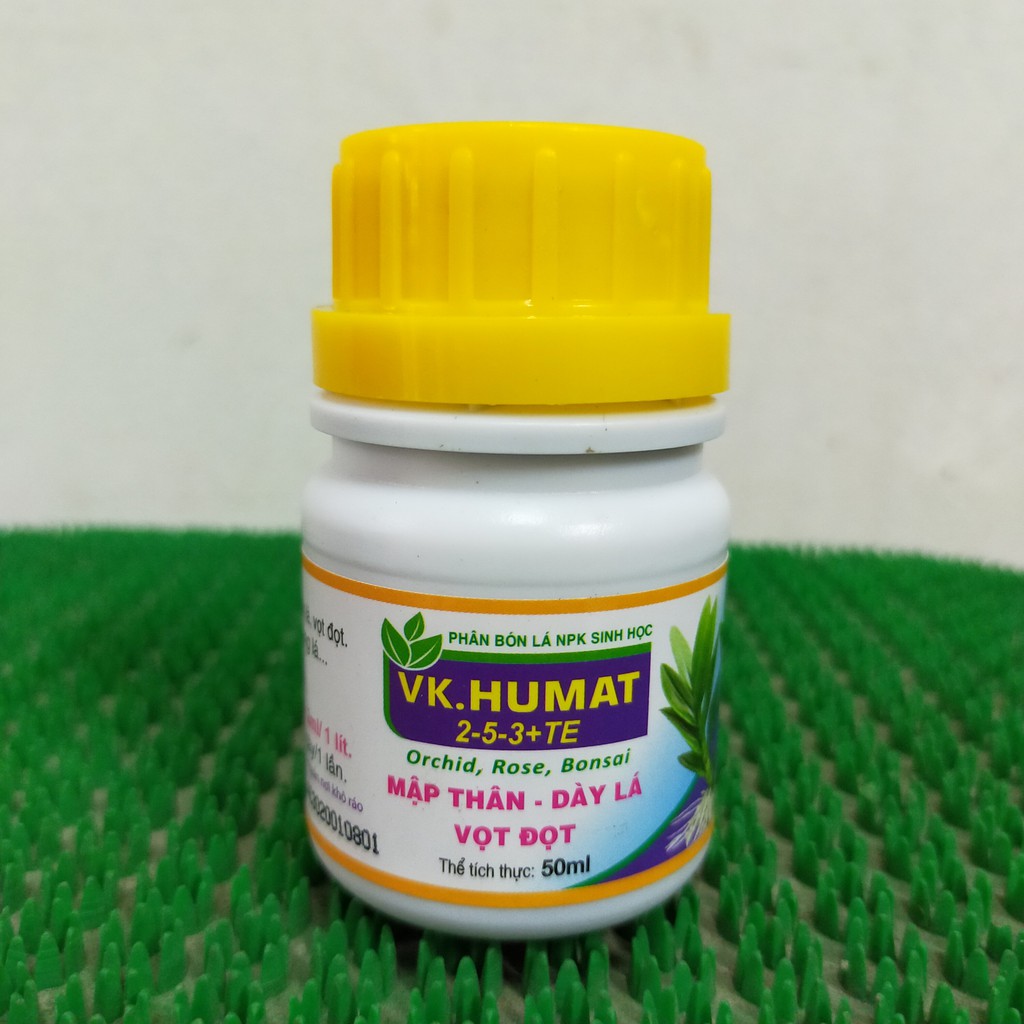 Phân bón lá Humat  giúp cây mập thân, dày lá, vọt đọt, chống nứt thân, vàng lá
