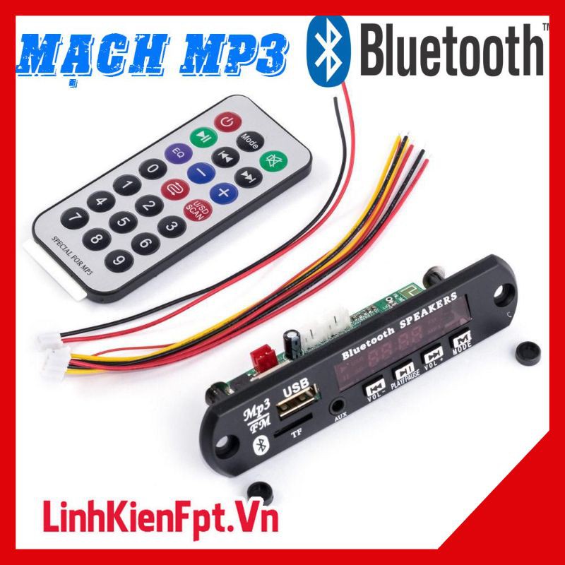 Mạch Thu Bluetooth MP3 , Mạch Giải Mã Bluetooth .