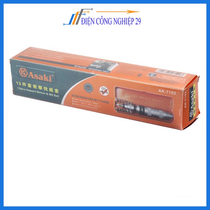 Bộ Tua Vít Đóng Asaki AK-7192