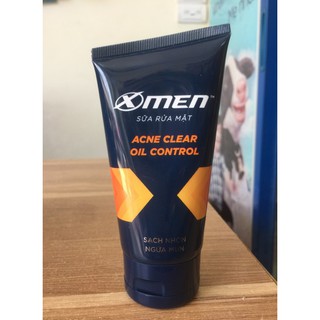 Sữa rửa mặt X-Men Sạch nhờn ngừa mụn 100g