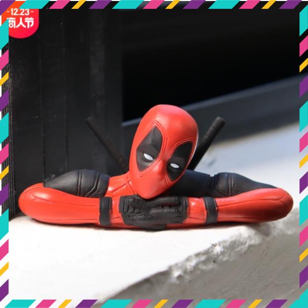 Mô Hình Nhân Vật Dead Pool 3 Tư Thế Khác Nhau, Mô Hình Marvel, Trang Trí Phòng Làm Việc, Góc Học Tập