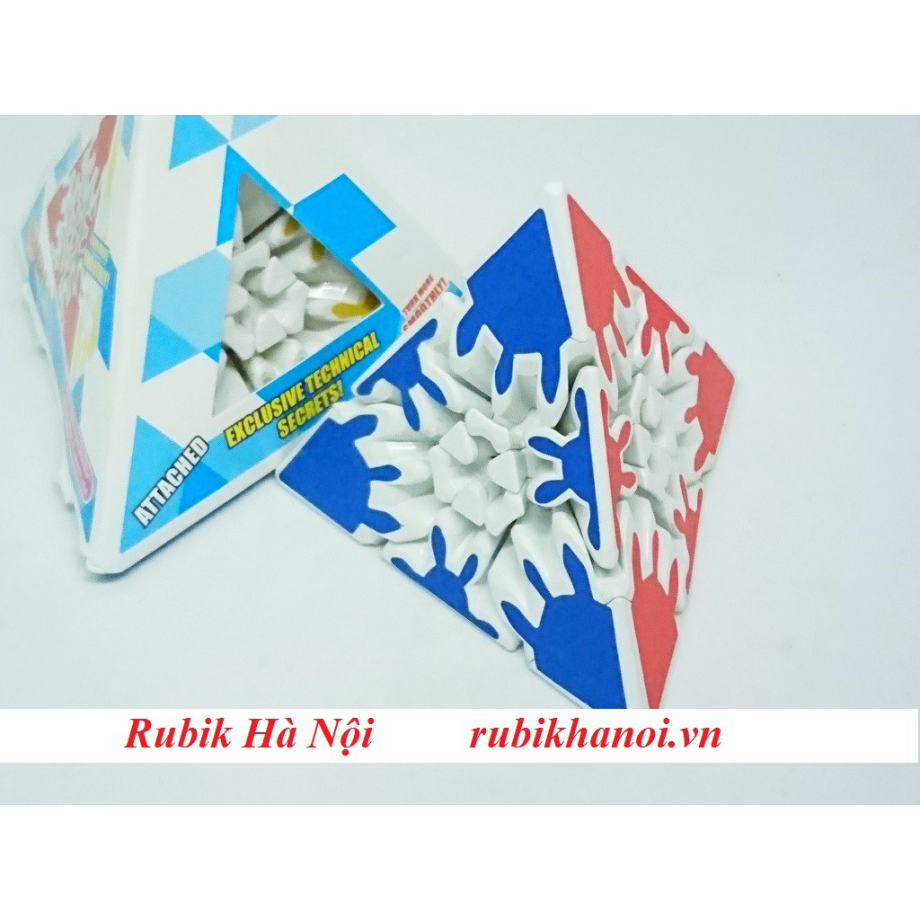 Rubik Pyraminx Gear Heshu Trắng