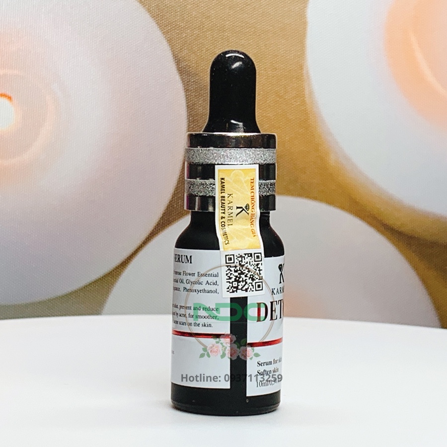 Serum Mụn Detox X5 KARMEL 10ml – Giải Quyết Mụn Ẩn, Đầu Đen; Da Nhiễm Corticoid; Sáng Da, Mờ Thâm Mụn -NDC Shop