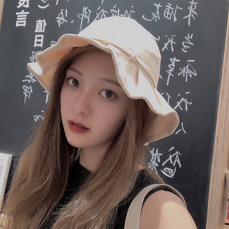 Mũ tai bèo chống nắng xếp ly ôm dáng phong cách Hàn Quốc thời trang dễ thương