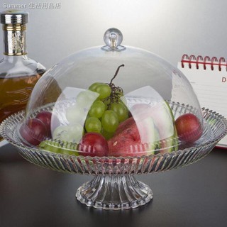 Vỏ Trưng Bày Thực Phẩm◈❈Lồng Bàn Tròn Bằng Nhựa PC Trong Suốt Đậy Thức Ăn Tiện Dụng Ốp