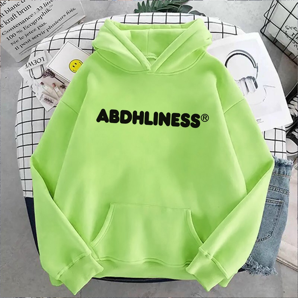 ÁO KHOÁC HOODIE NỈ UNISEX IN ADBH LINESS CỰC ĐẸP THỜI TRANG BB HOODIE