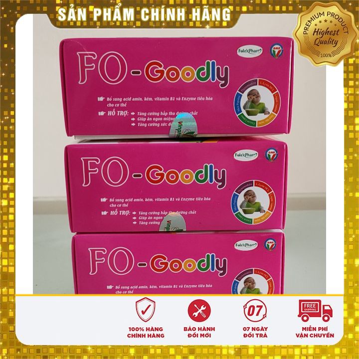 Fo - Goodly Tăng cường hấp thu dưỡng chất, giúp ăn ngon miệng, tăng cường sức đề kháng cho cơ thể ... !!!