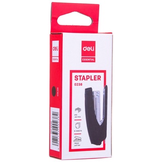 Dập ghim mini Deli đạn ghim #10 – ghim bấm 15 tờ / E0238 – màu Trắng , Đen - văn phòng phẩm - HOKAMI STORE