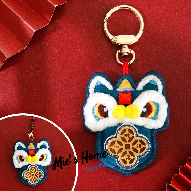 Bộ Kit Gói Nguyên Liệu Tự Thêu Tay Túi Thơm treo Trang Trí May Mắn Tài Lộc - Có vòng vàng xoay - DIY Handmade - Mie Shop