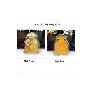 Bao lì xì Thần Tài Mạ Vàng