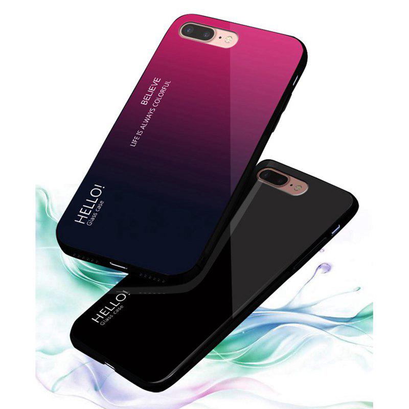 Iphone 6 7 8 plus x xs xr xs max gradient tempered glass case
