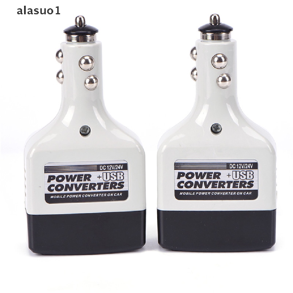 Củ Sạc Chuyển Đổi Nguồn Điện DC 12V Sang AC 220V USB 1