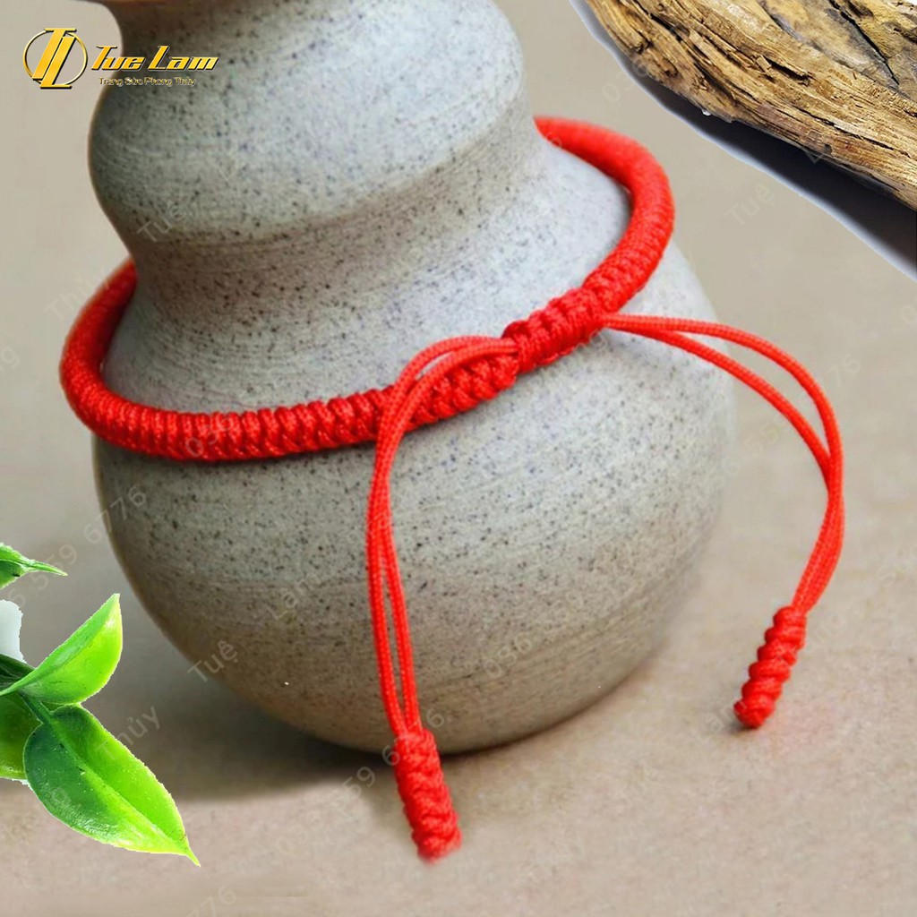 Vòng Tay Chỉ Đỏ Tươi May Mắn Bình An Làm Handmade - DIY Tuệ Lâm