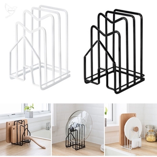 Kitchen Countertop Cutting Board Rack Chopping Board Organizer Stand Holder Pots Pan Lids Rack Organizer