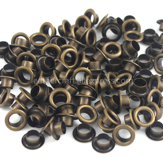 Khoen mắt cáo size 6mm (Đinh tán lỗ) - (20 chiếc)- Túi 20 chiếc